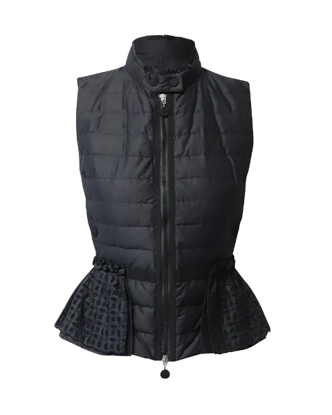 Black Cotton Moncler Vest