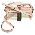 Pink Leather Gucci Ophidia