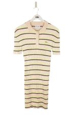 White Cotton Lacoste Dress