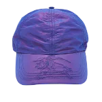 Purple Fabric Burberry Hat