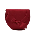 Red Satin Yves Saint Laurent Crossbody Bag