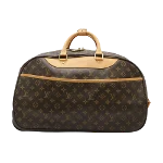 Brown Canvas Louis Vuitton Travel Bag