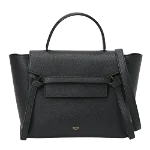 Black Fabric Celine Handbag