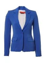 Blue Viscose Alice + Olivia Jacket