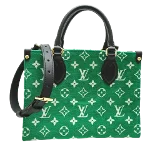 Green Velvet Louis Vuitton Onthego