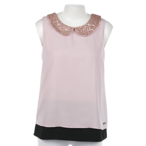 Pink Polyester Twinset Top