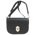 Black Leather Kate Spade Shoulder Bag