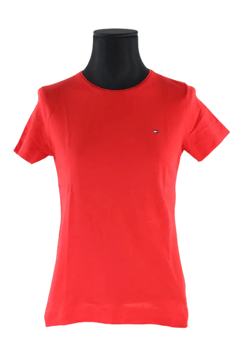 Red Cotton Tommy Hilfiger Top