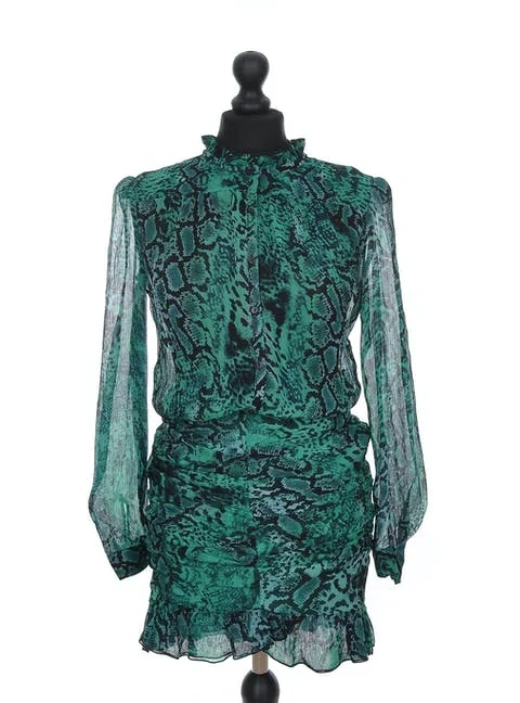 Green Fabric Ba&sh Dress