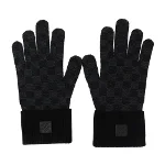 Black Wool Louis Vuitton Gloves