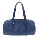 Blue Leather Louis Vuitton Soufflot