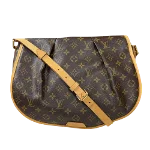 Brown Canvas Louis Vuitton Menilmontant