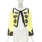 Yellow Fabric Christian Lacroix Jacket