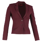 Burgundy Wool Hugo Boss Blazer