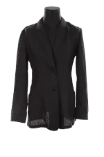 Black Linen Armani Blazer