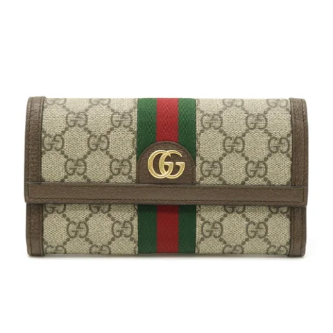 Beige Canvas Gucci Wallet
