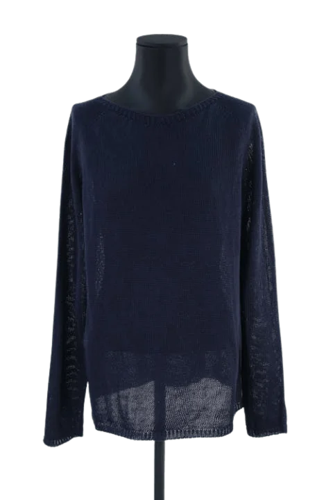 Blue Polyester Max Mara Sweaters