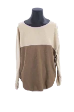 Beige Polyester American Vintage Sweater