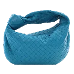 Blue Leather Bottega Veneta Mini Jodie 