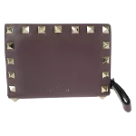 Purple Leather Valentino Wallet