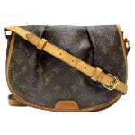 Brown Canvas Louis Vuitton Menilmontant