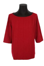 Red Viscose Marella Top