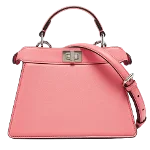 Pink Leather Fendi Peekaboo