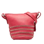Pink Leather Coach Crossbody Bag