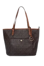 Brown Fabric Michael Kors Shopper