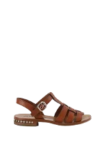 Brown Leather Miu Miu Sandals