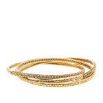 Gold Fabric Carolina Herrera Bracelet