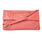 Pink Leather Balenciaga Giant