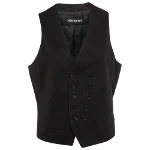 Black Cotton Neil Barrett Vest