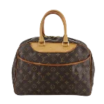 Brown Canvas Louis Vuitton Deauville 