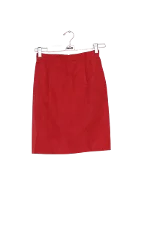 Red Polyester Miu Miu Skirt