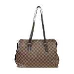 Brown Canvas Louis Vuitton Chelsea