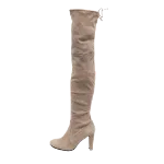 Beige Suede Stuart Weitzman Boots