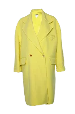 Yellow Cashmere Bottega Veneta Coat