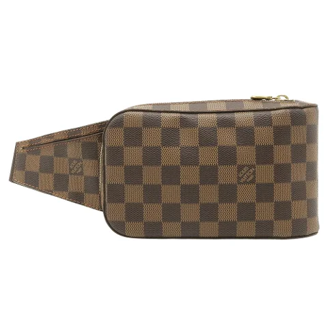 Brown Canvas Louis Vuitton Belt Bags