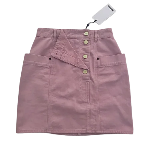 Pink Denim Jacquemus Skirt