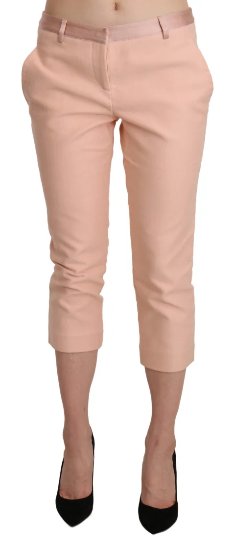Pink Fabric Ermanno Scervino Pants