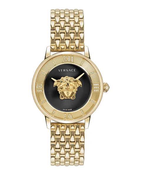 Metallic Yellow Gold Versace Watch