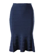 Blue Fabric Sandro Skirt