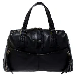 Black Leather Cole Haan Handbag