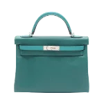 Green Leather Hermès Kelly