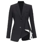 Black Wool Theory Blazer