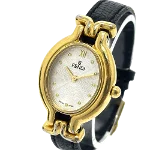 Gold Leather Fendi Watch