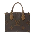 Brown Fabric Louis Vuitton Onthego