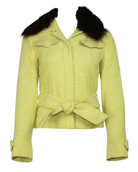 Yellow Wool Dolce & Gabbana Jacket