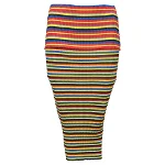 Multicolor Wool Versace Skirt